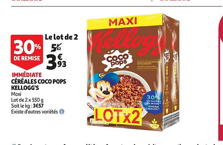 céréales coco pops kellogg's