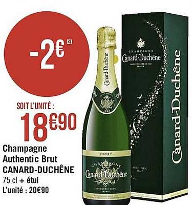 champagne authentic brut canard-duchêne