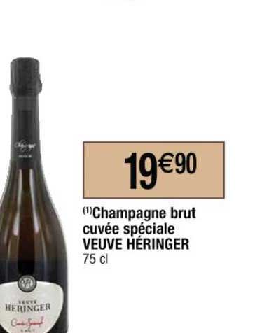 champagne brut cuvée spéciale veuve héringer