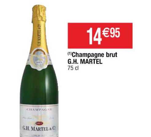 champagne brut g.h. martel
