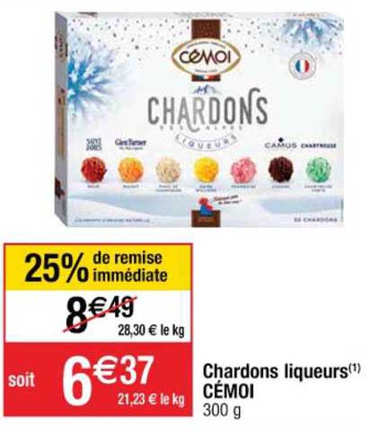 chardons liqueurs cémoi