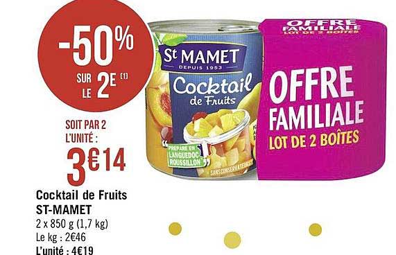 Cocktail De Fruits St-mamet