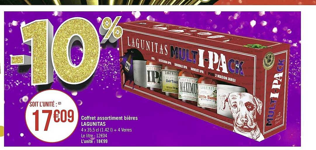 coffret assortiment bières lagunitas