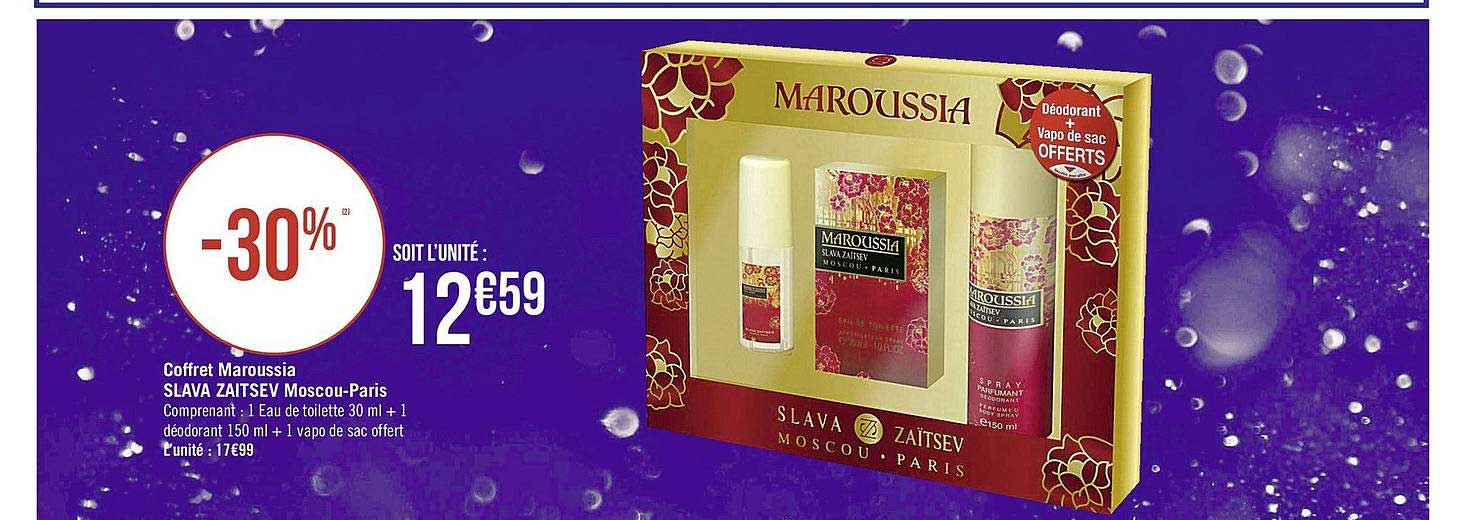 Coffret Maroussia Slava Zaitsev Moscou-paris