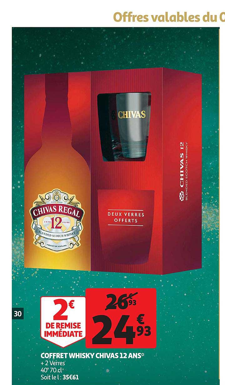 coffret whisky chivas 12 ans