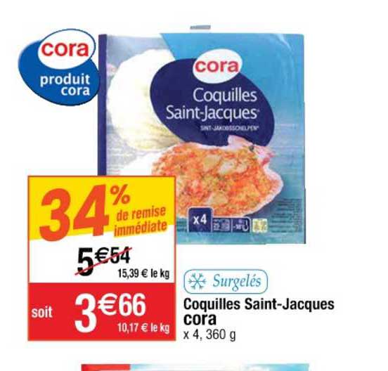 coquilles saint-jacques cora