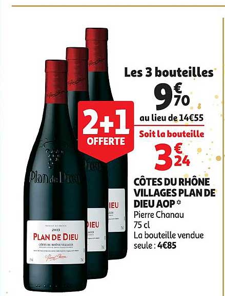 côtes du rhône villages plan de dieu aop pierre chanau