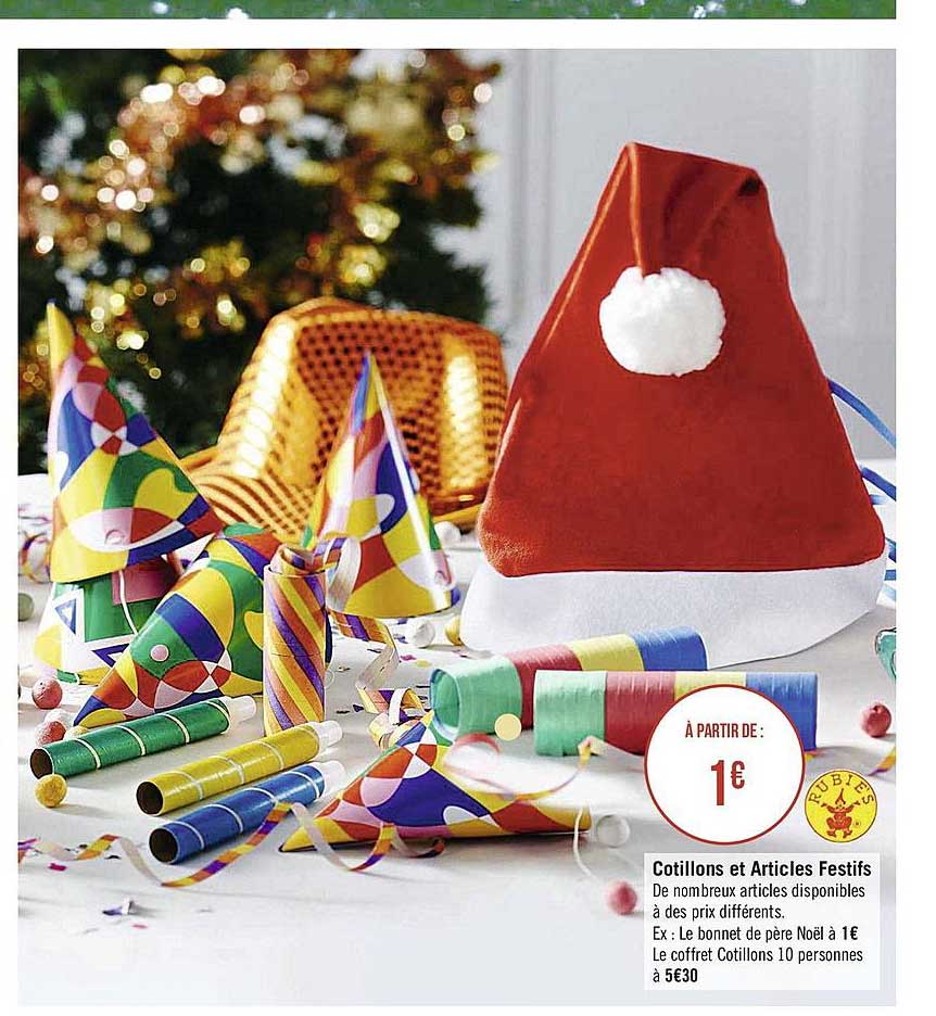 cotillons et articles festifs