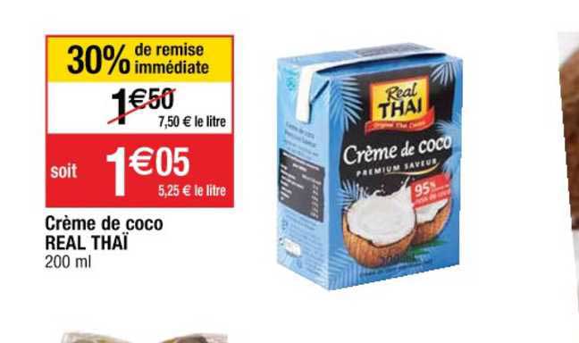 Crème De Coco Real Thaï
