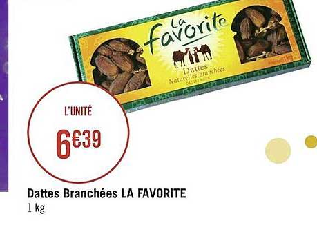 dattes branchées la favorite