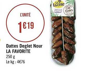 Dattes Deglet Nour La Favorite