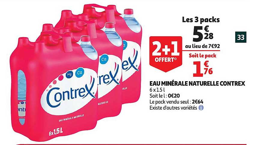 Eau Minérale Naturelle Contrex