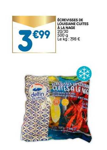 écrevisses de loisiane cuites à la nage