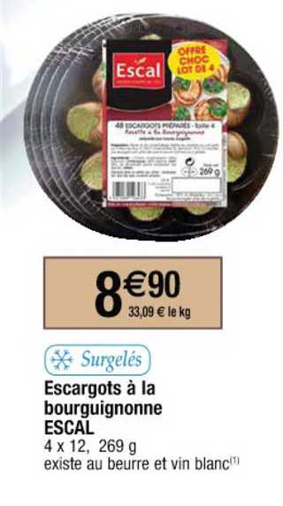 escargots à la bourguignonne escal
