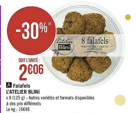 falafels l'atelier blini