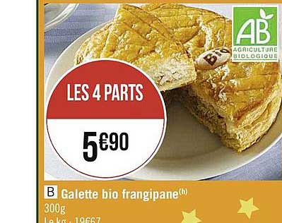 galette bio frangipane