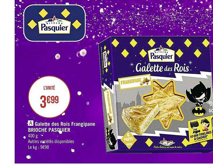 galette des rois frangipane brioche pasquier