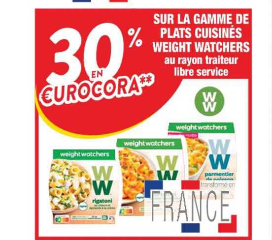 gamme de plats cuisinés weight watchers