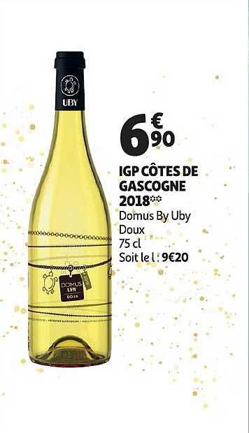 Igp Côtes De Gascogne 2018 Domus By Uby Doux