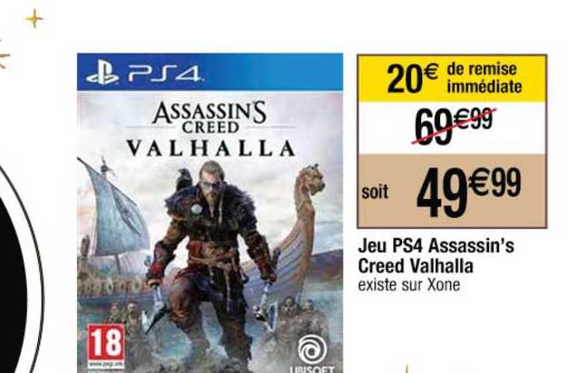 jeu ps4 assassin's creed valhalla
