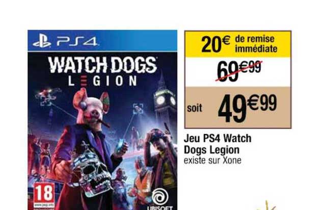 jeu ps4  watch dogs legion