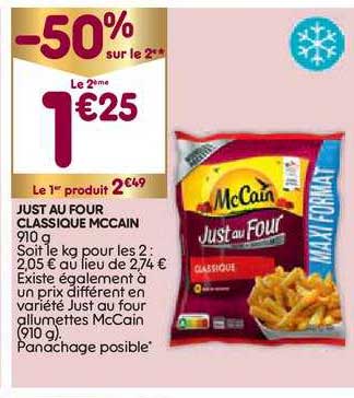 just au four classique mccain