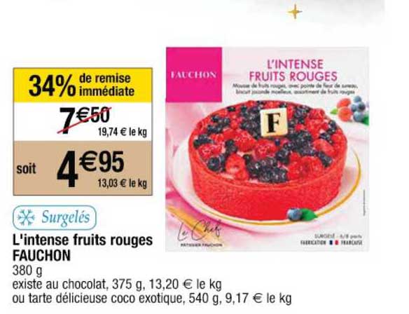 l'intense fruits rouge fauchon
