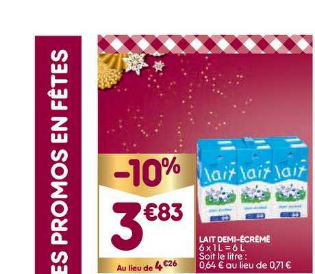 lait demi-écrémé
