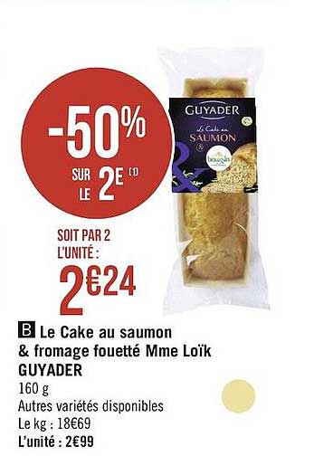le cake au saumon & fromage fouetté mme loïk guyader