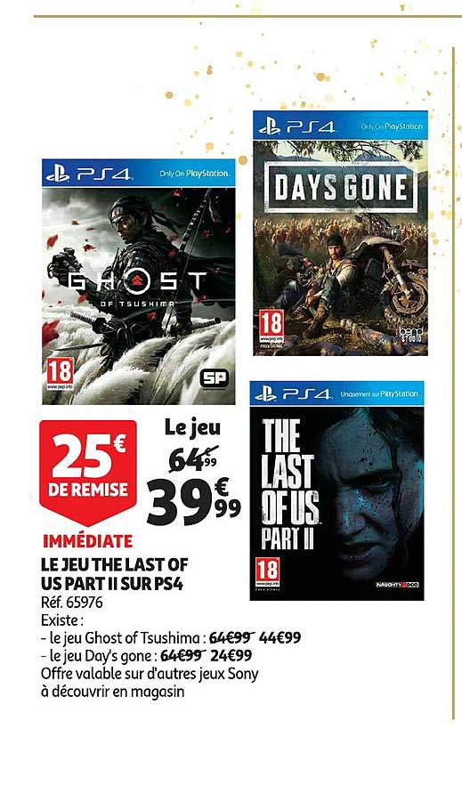 le jeu the last of us part ii sur ps4
