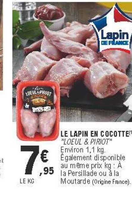 Le Lapin En Cocotte "loeul & Piriot"