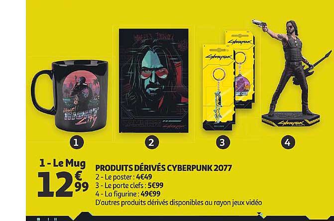 le mug : produits dérivés cyberpunk 2077