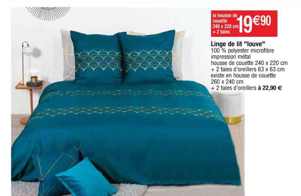 linge de lit "louve"