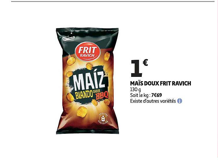 maïs doux frit ravich
