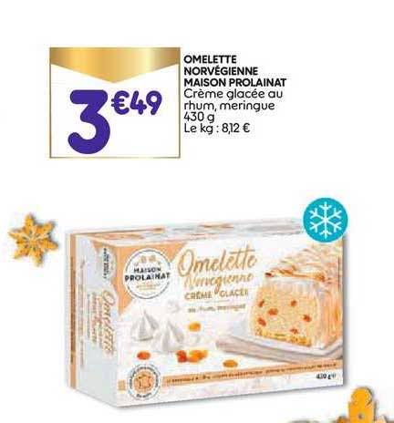 omelette norvégienne maison prolainat