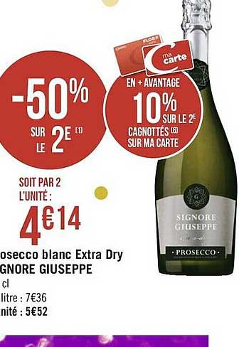 osecco blanc extra dry gnore giuseppe