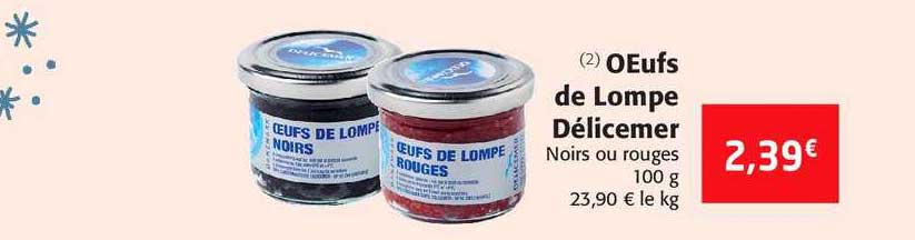 œufs de lompe délicemer