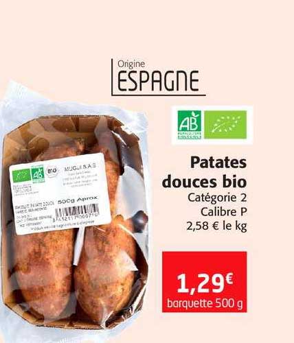 patates douces bio