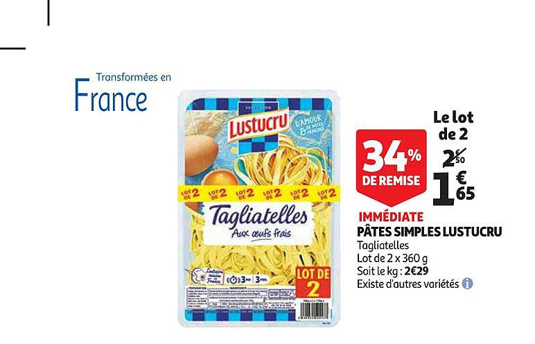 Pâtes Simples Lustucru