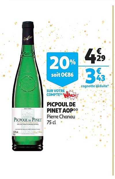 Picpoul De Pinet Aop Pierre Chanau