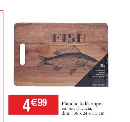 planche à découper en bois d'acacia