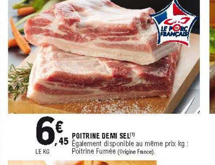 poitrine demi-sel