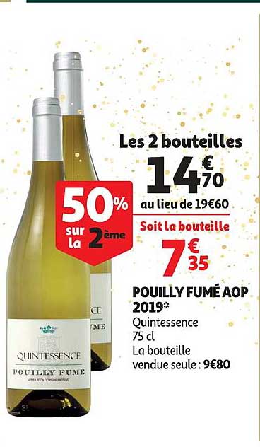 pouilly fumé aop 2019 quintessence