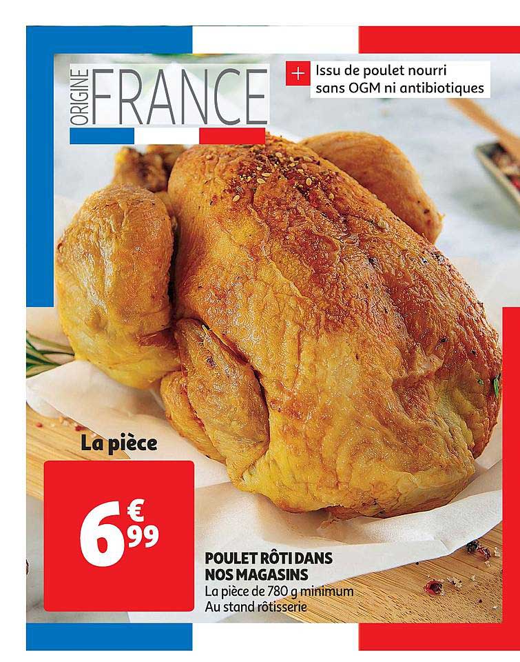 poulet rôti dans nos magasins