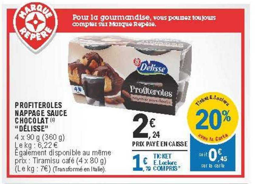 profiteroles nappage sauce chocolat "délisse"