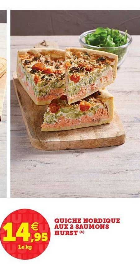 Quiche Nordique Aux 2 Saumons Hurst