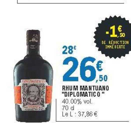 Rhum Mantuano "diplomatico"
