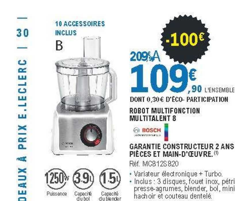 Robot Multifonction Multitalent 8 Bosch