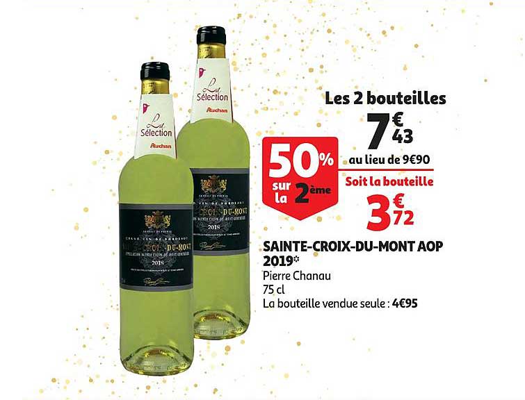 sainte croix du mont aop 2019 pierre chanau 50% sur la 2ème