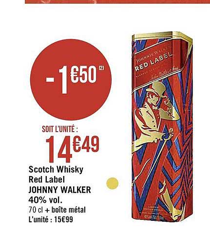 scotch whisky red label johnny walker